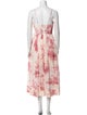 Zimmermann Floral Print Long Dress