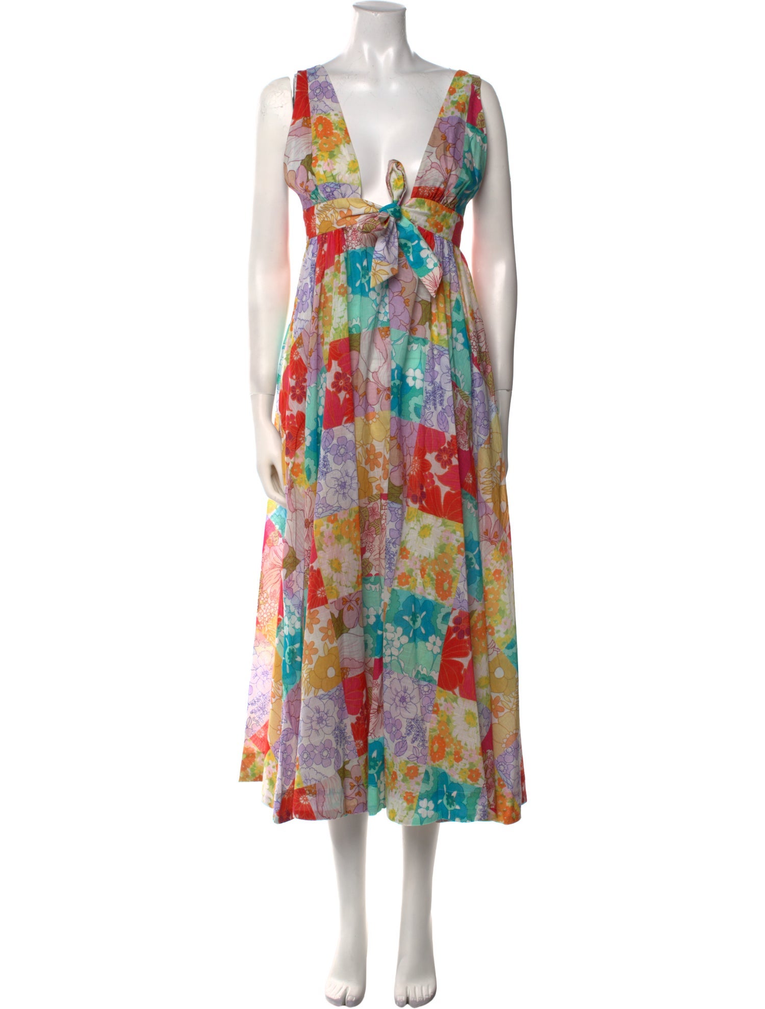 Zimmermann Floral Print Midi Length Dress