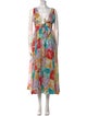 Zimmermann Floral Print Midi Length Dress