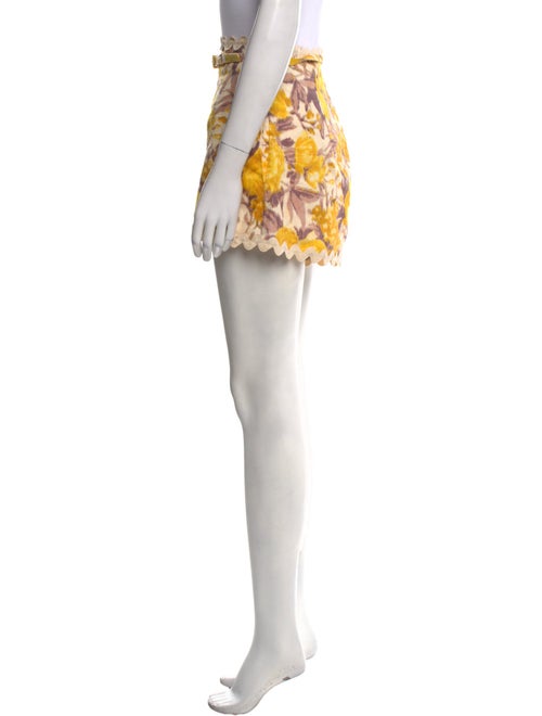 Zimmermann Linen Mini Shorts