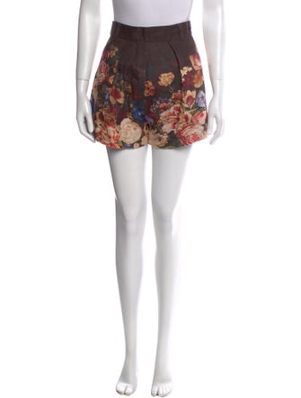 Zimmermann Linen Mini Shorts