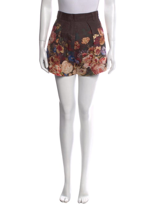 Zimmermann Linen Mini Shorts