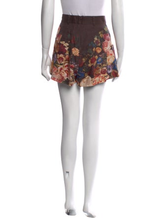 Zimmermann Linen Mini Shorts