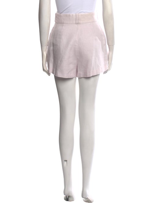 Zimmermann Linen Mini Shorts