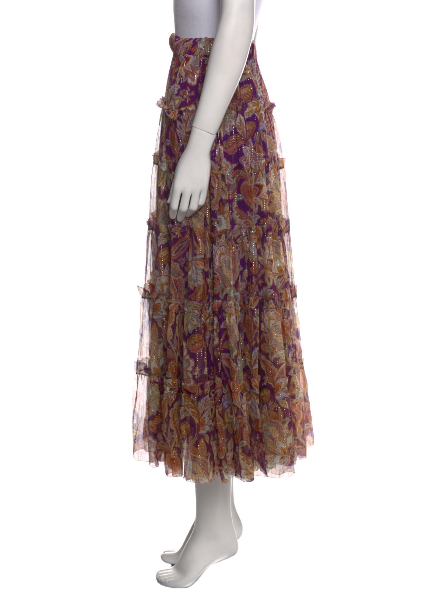 Zimmermann Silk Midi Length Skirt w/ Tags