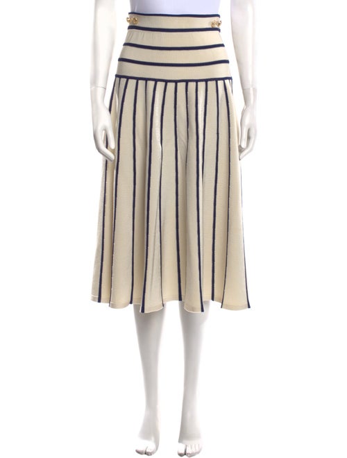 Zimmermann Striped Midi Length Skirt