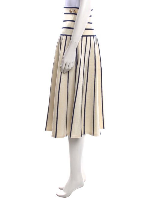 Zimmermann Striped Midi Length Skirt