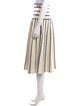 Zimmermann Striped Midi Length Skirt