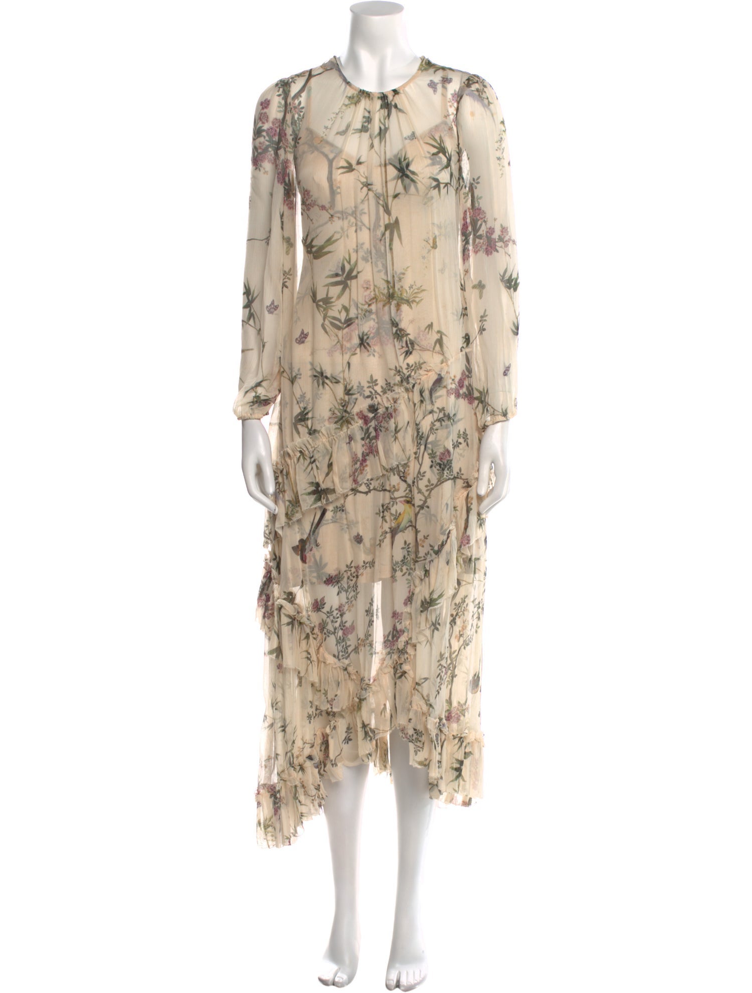 Zimmermann Floral Print Long Dress