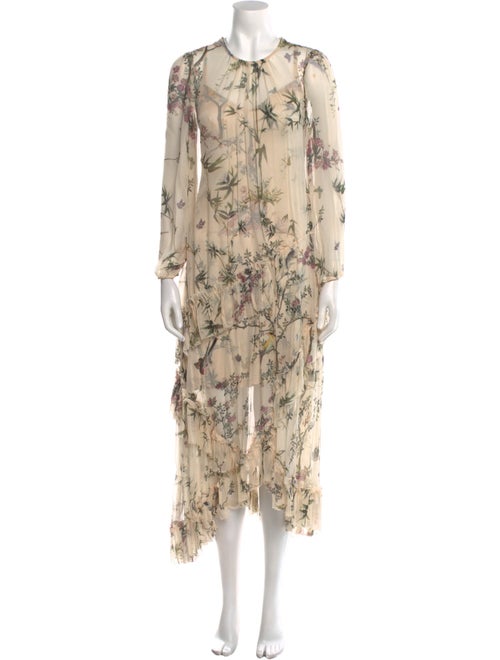 Zimmermann Floral Print Long Dress