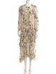 Zimmermann Floral Print Long Dress