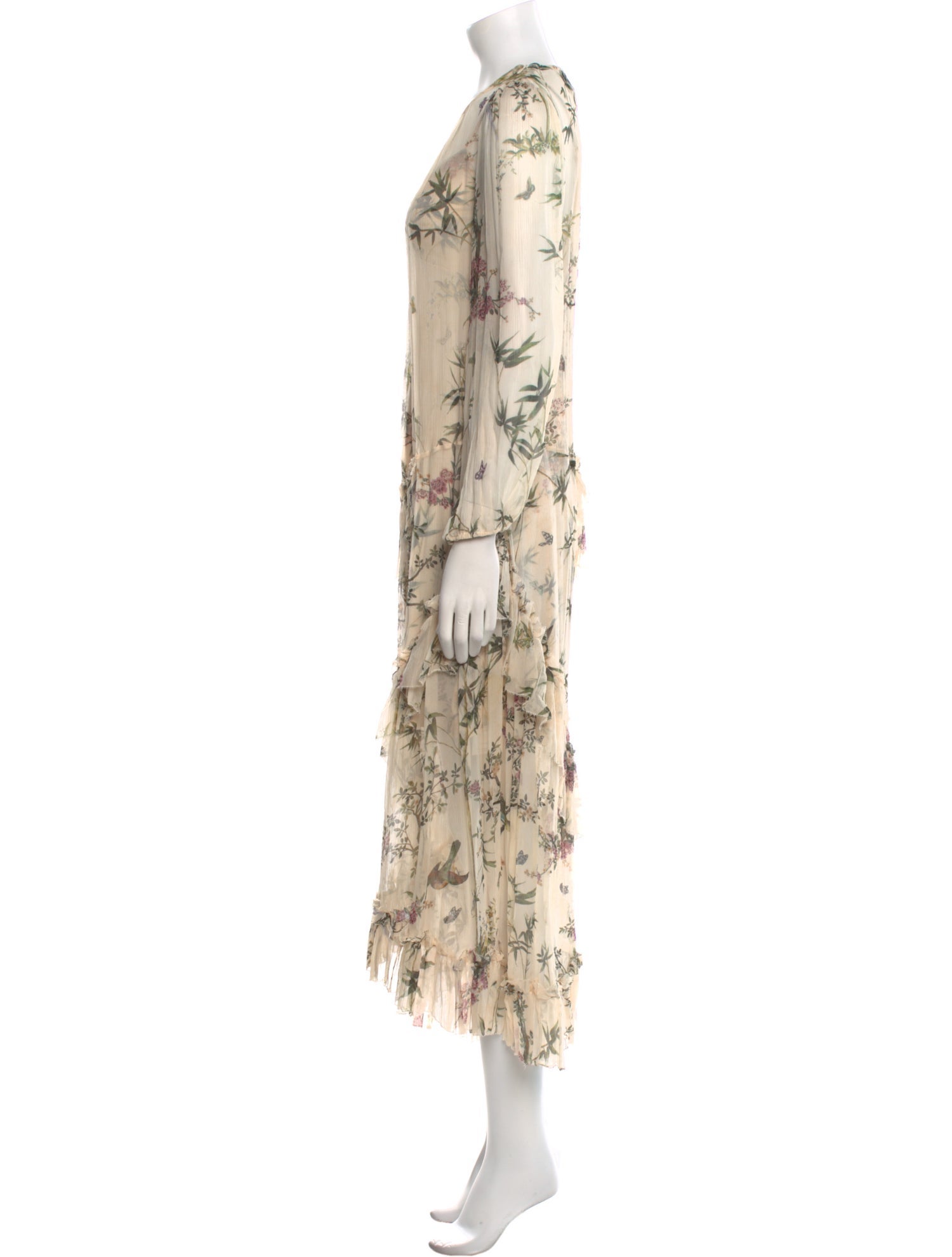 Zimmermann Floral Print Long Dress