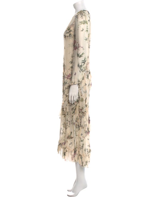 Zimmermann Floral Print Long Dress