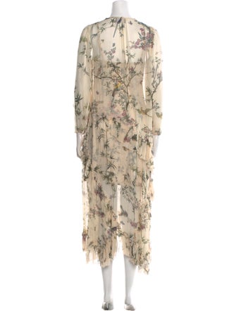 Zimmermann Floral Print Long Dress