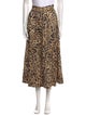 Zimmermann Animal Print Midi Length Skirt