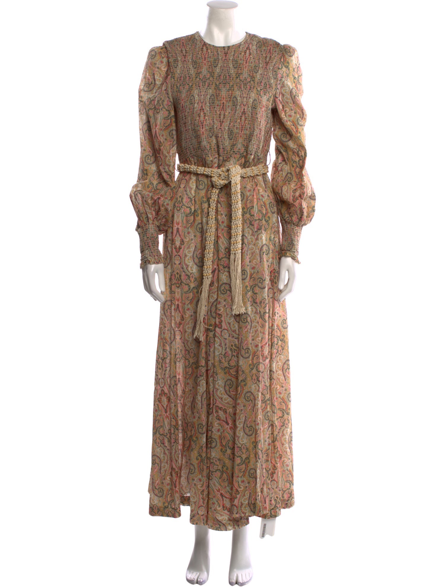 Zimmermann Paisley Print Long Dress