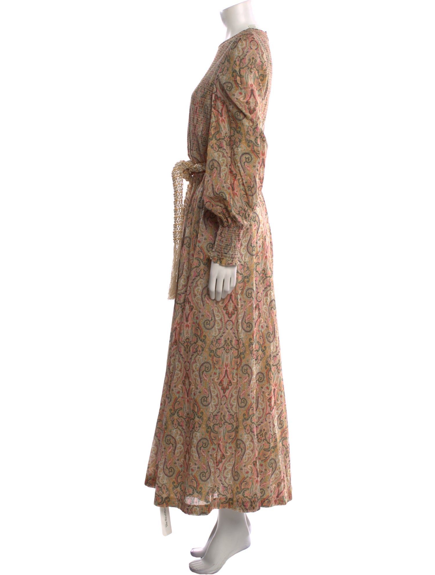 Zimmermann Paisley Print Long Dress