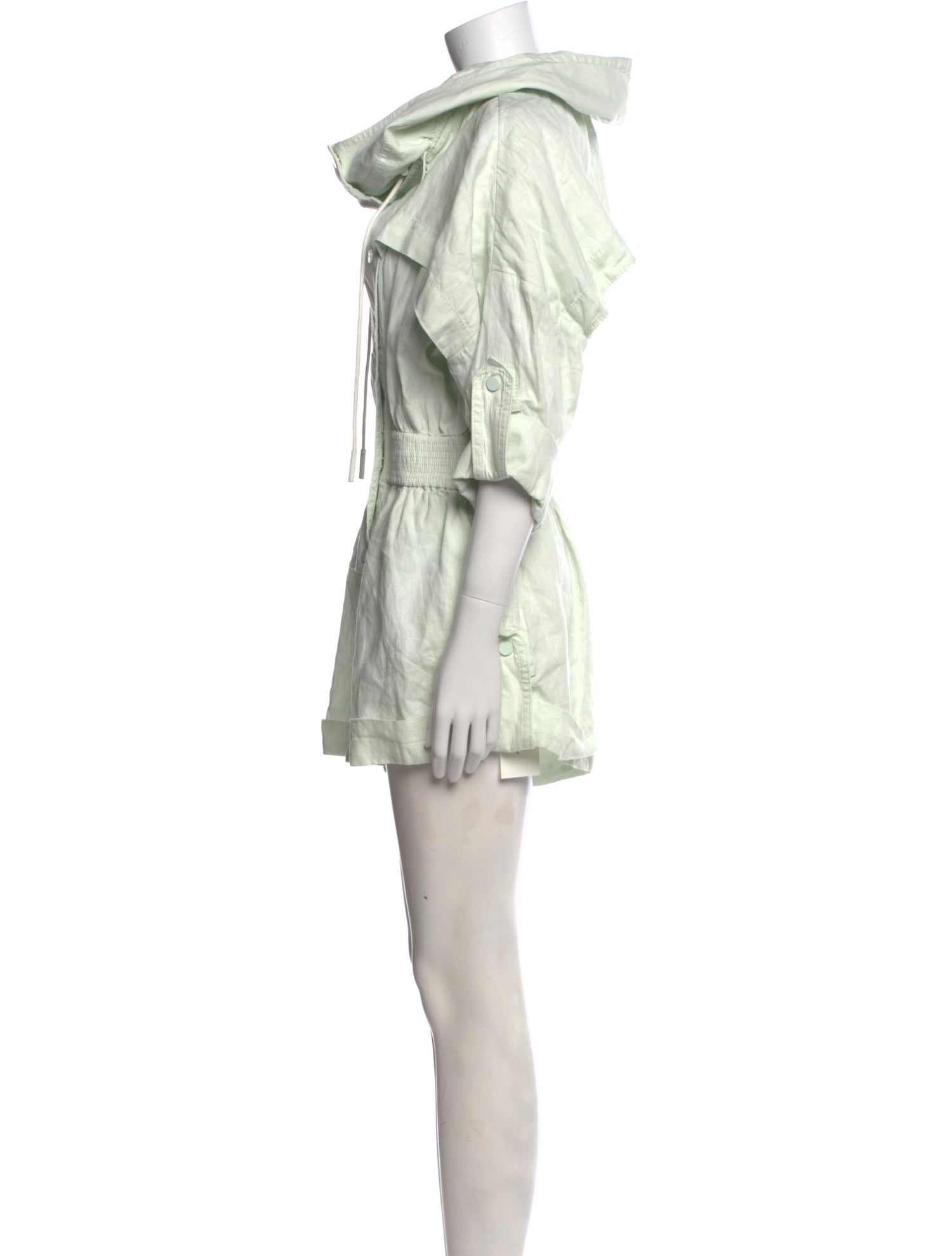 Zimmermann Linen Cowl Neck Romper