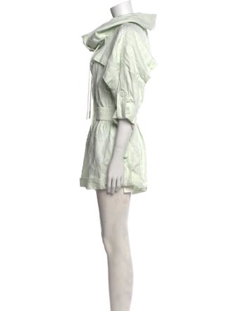 Zimmermann Linen Cowl Neck Romper