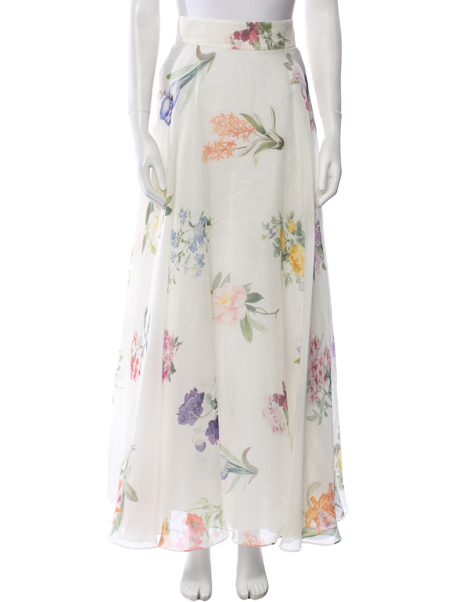 Zimmermann Linen Long Skirt