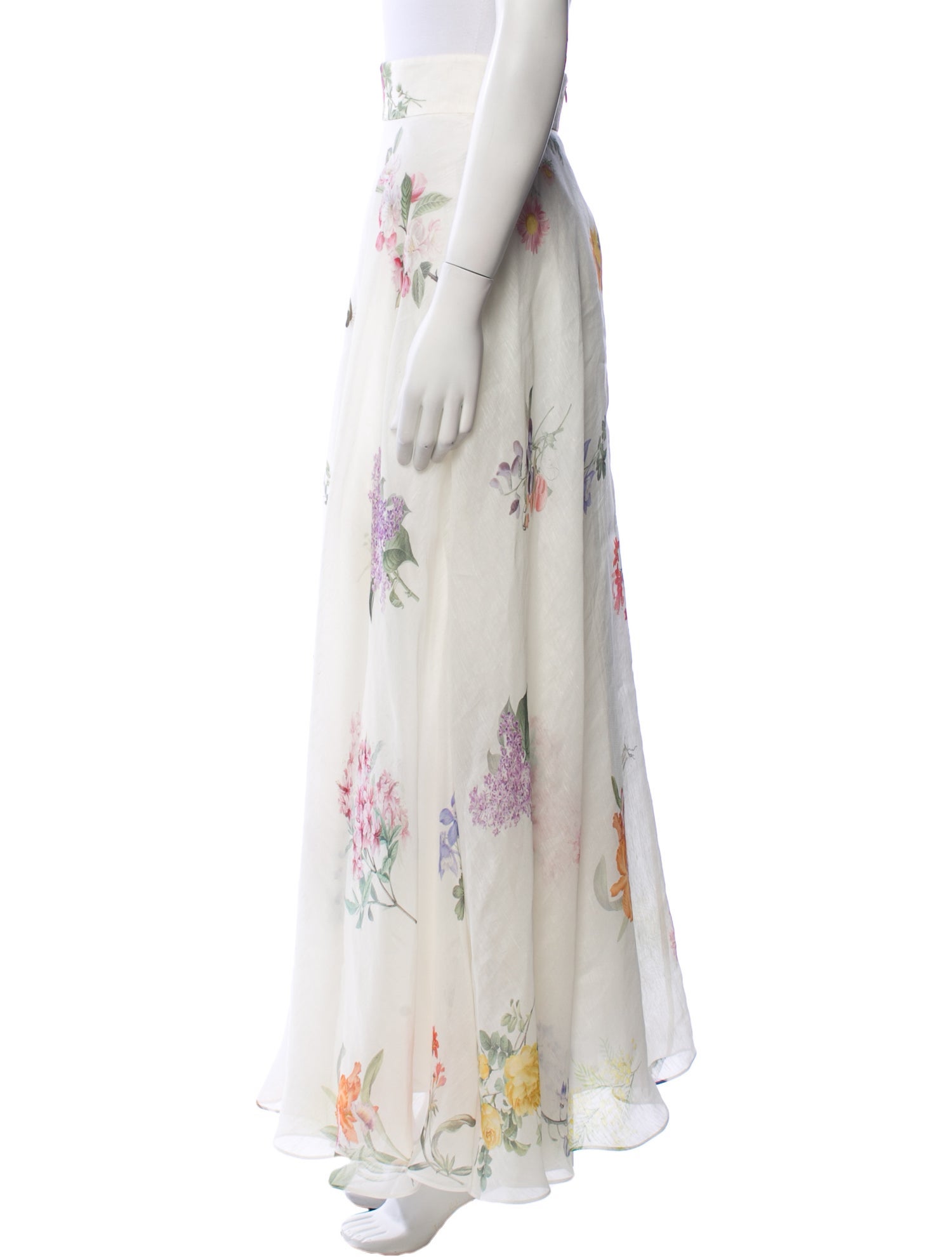 Zimmermann Linen Long Skirt