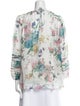 Zimmermann Floral Print Crew Neck Blouse