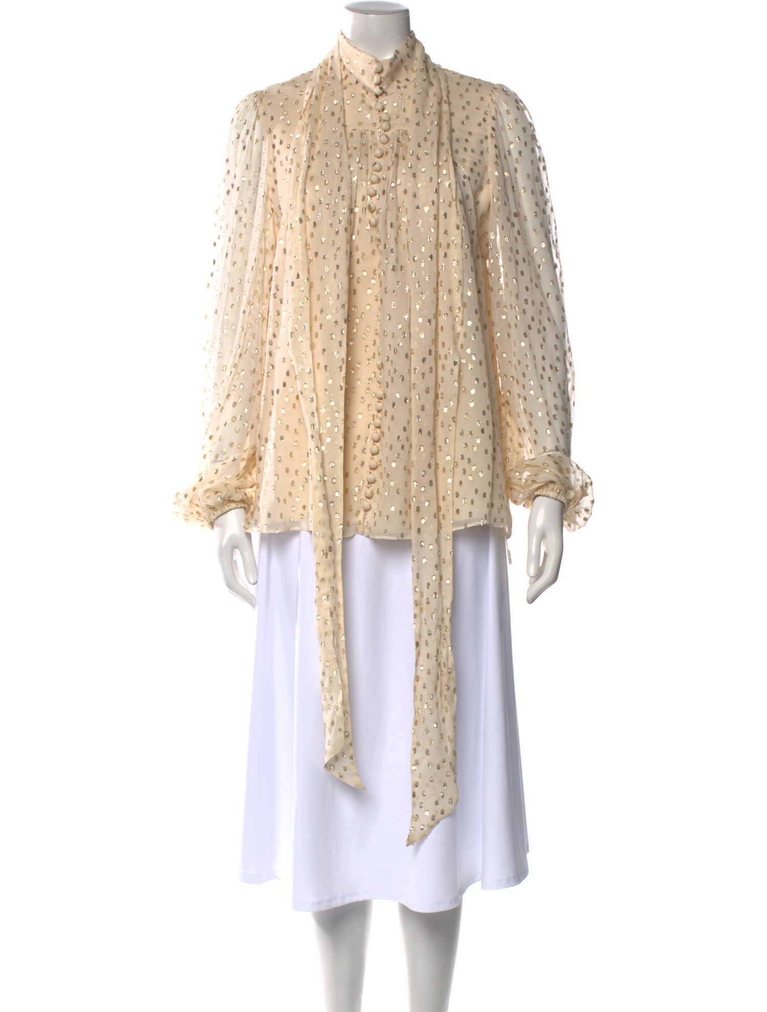 Zimmermann Silk Printed Blouse