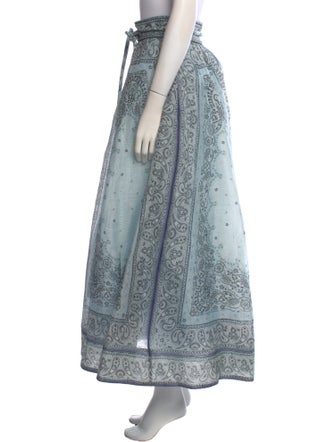 Zimmermann Linen Midi Length Skirt