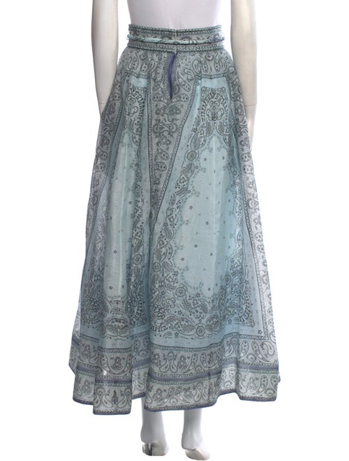 Zimmermann Linen Midi Length Skirt