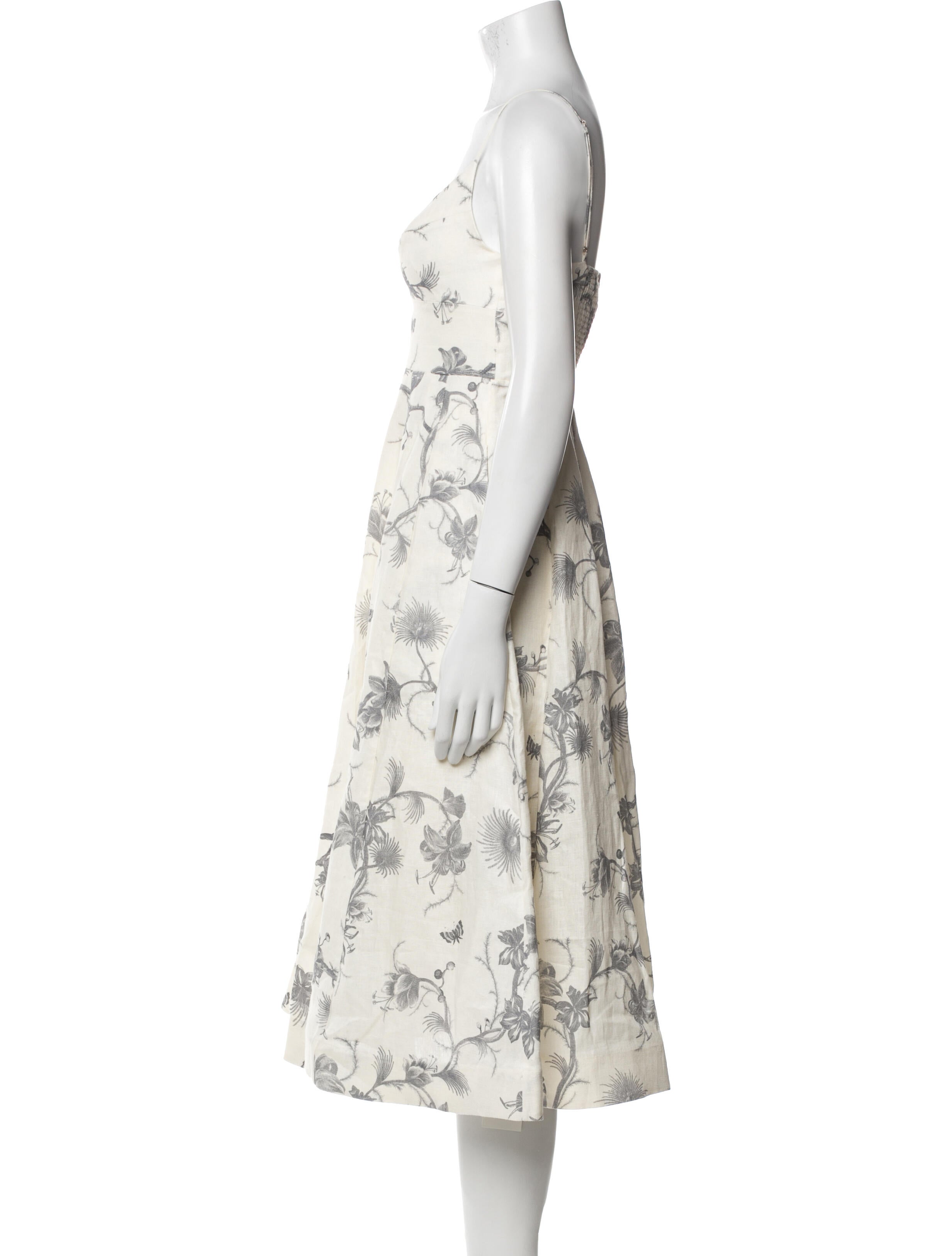 Zimmermann Linen Midi Length Dress