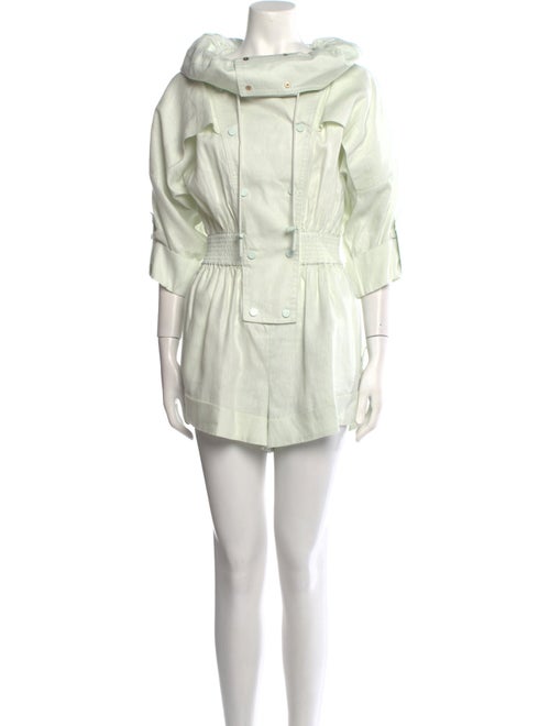 Zimmermann Linen Bateau Neckline Romper