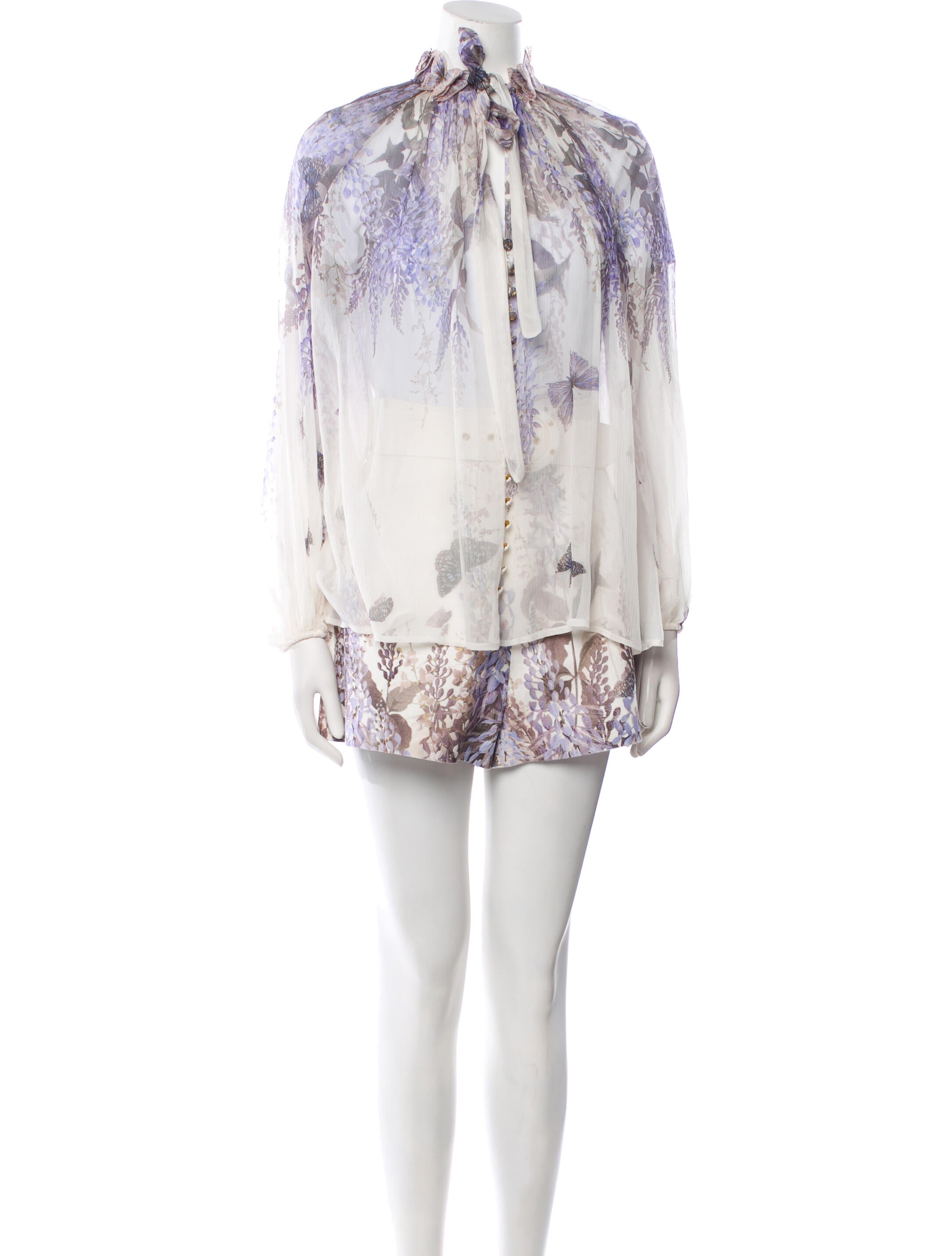 Zimmermann Linen Printed Short Set