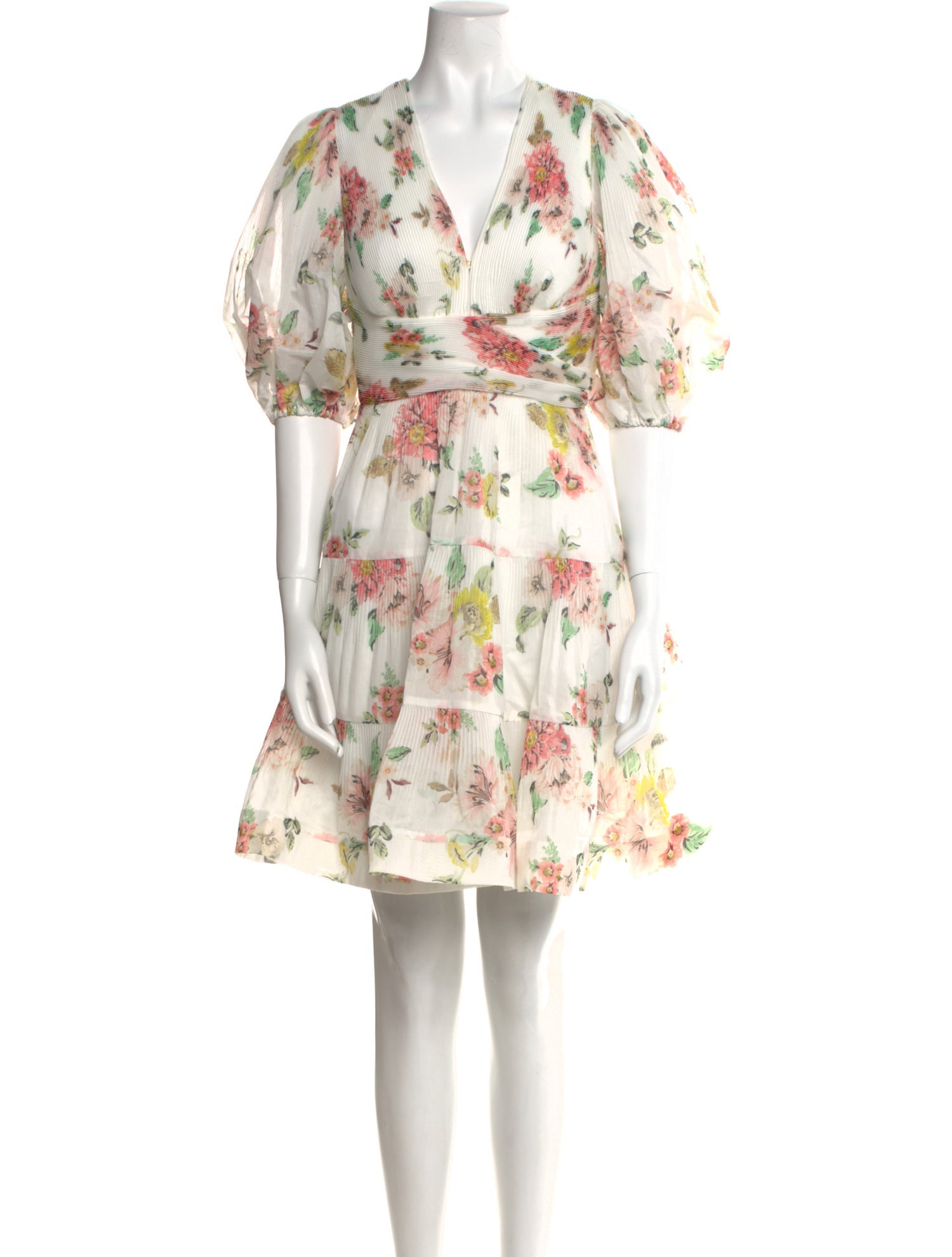 Zimmermann Floral Print Mini Dress