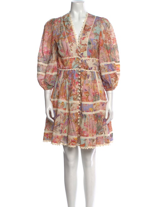 Zimmermann Linen Knee-Length Dress