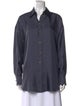Zimmermann Silk Long Sleeve Button-Up Top