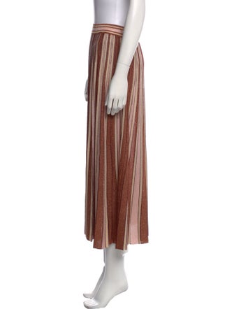 Zimmermann Striped Midi Length Skirt