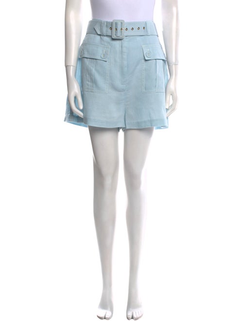 Zimmermann Linen Mini Shorts