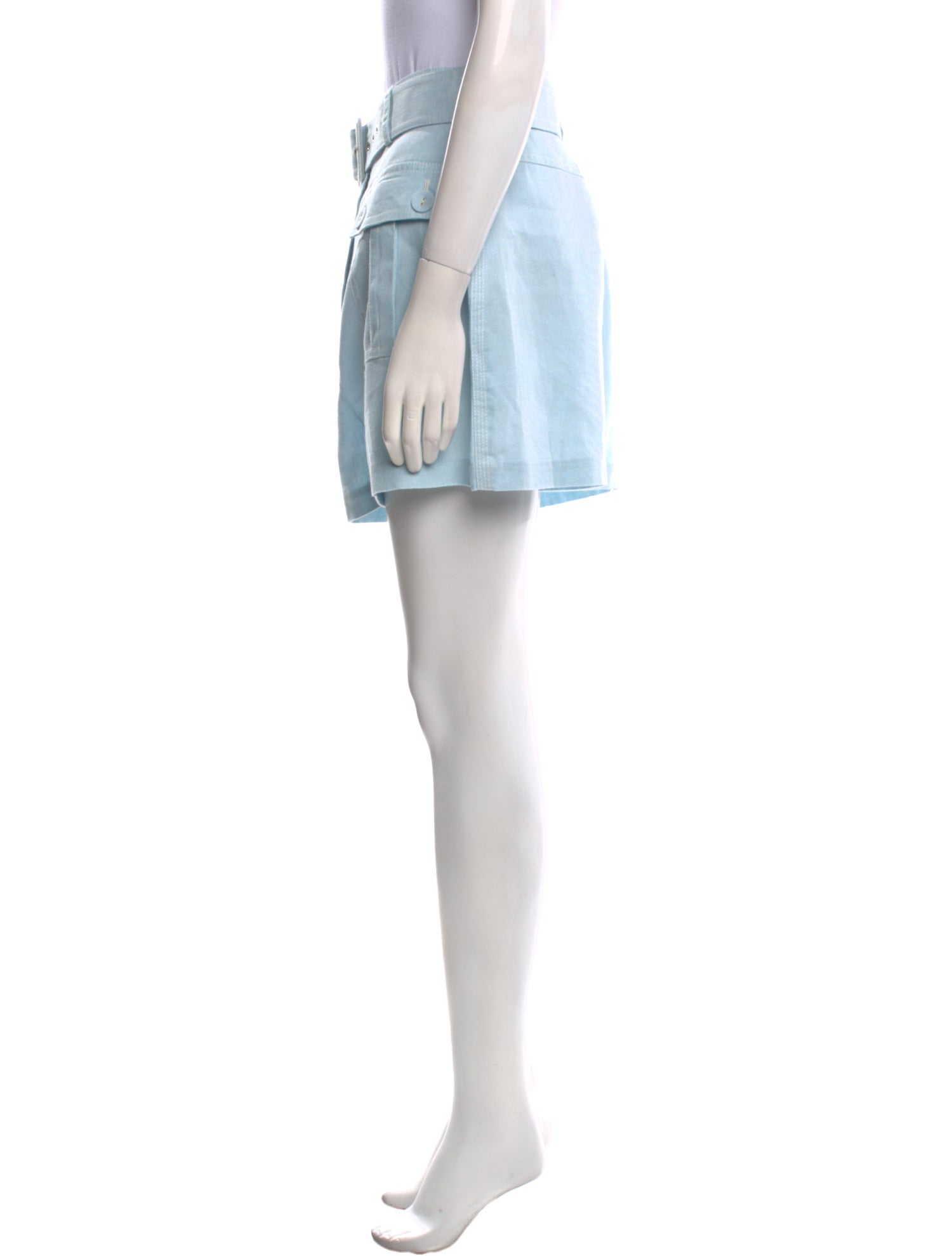 Zimmermann Linen Mini Shorts