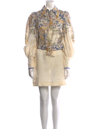 Zimmermann Linen Mini Dress
