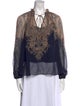 Zimmermann Silk Printed Blouse
