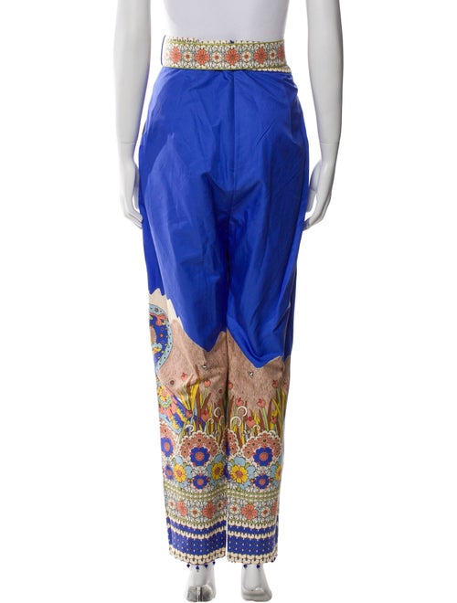 Zimmermann Floral Print Straight Leg Pants