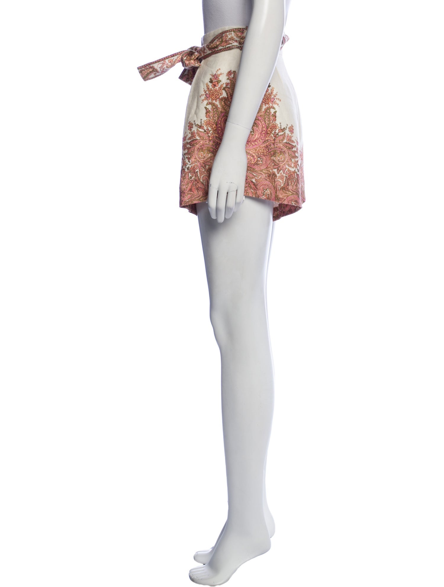 Zimmermann Linen Mini Shorts