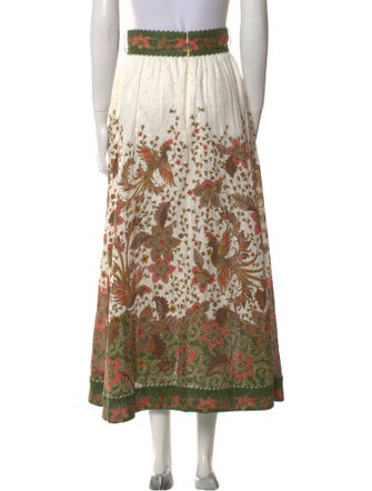 Zimmermann Linen Long Skirt
