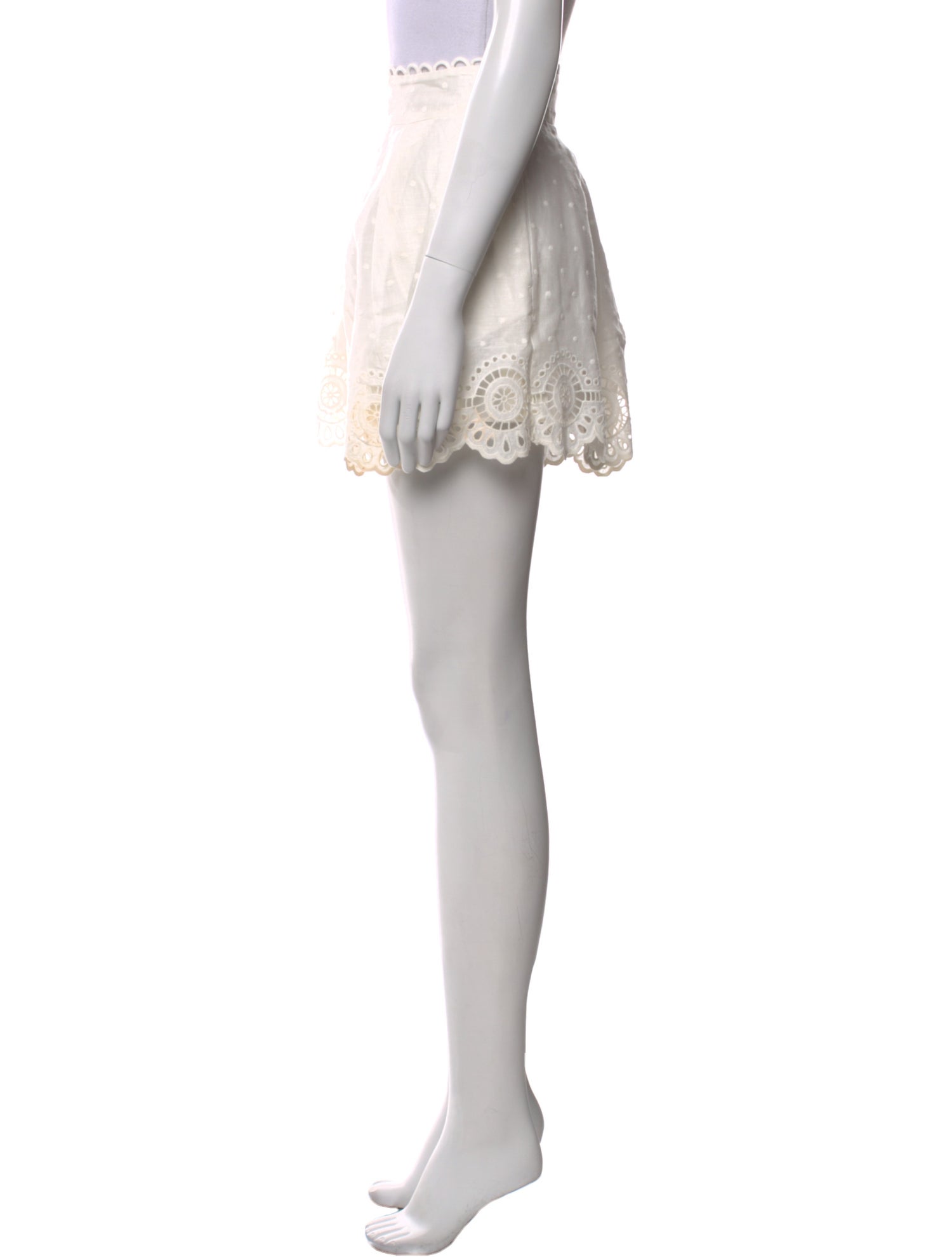 Zimmermann Linen Mini Shorts