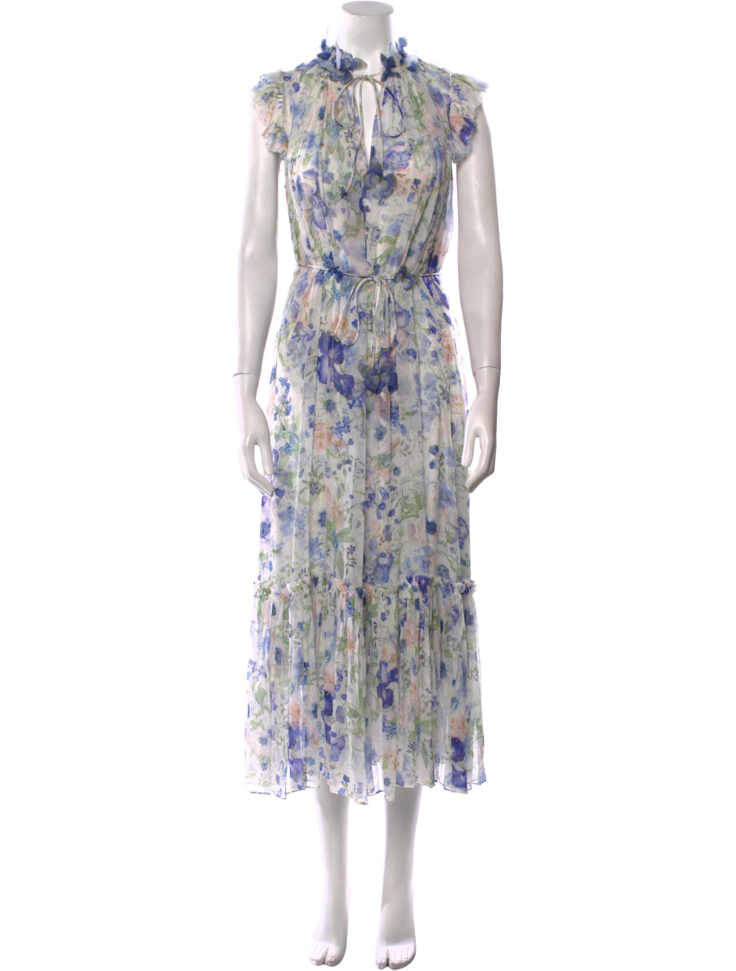 Zimmermann Floral Print Long Dress
