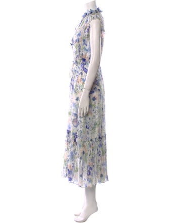 Zimmermann Floral Print Long Dress