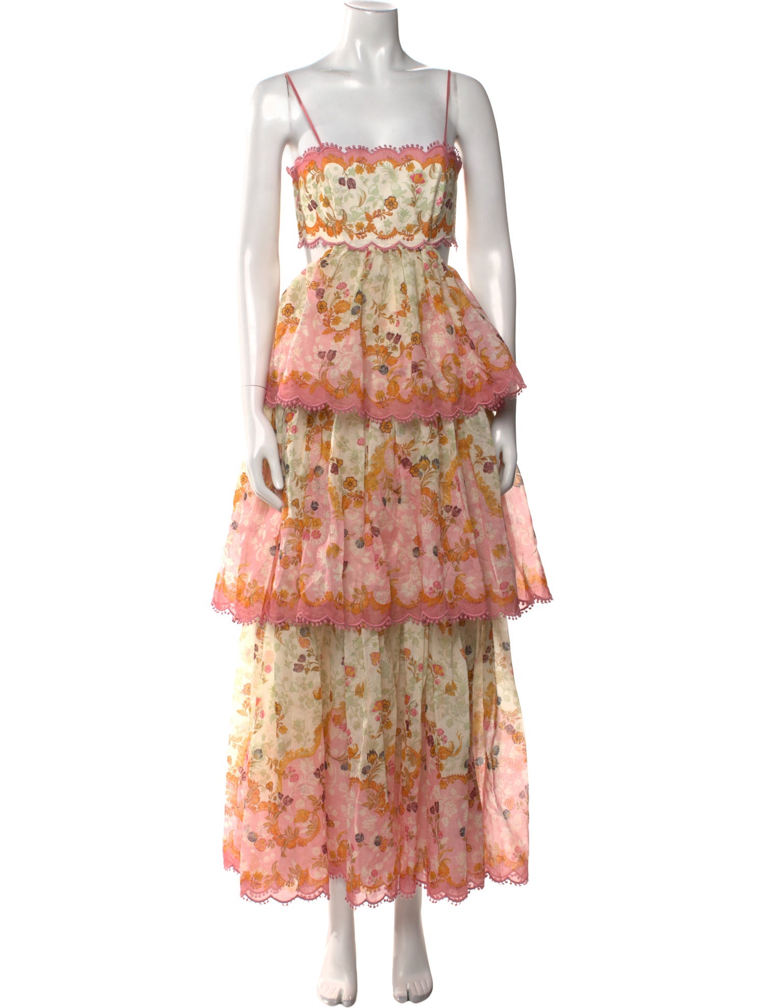 Zimmermann Floral Print Long Dress