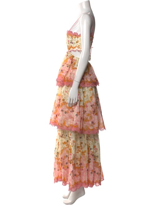 Zimmermann Floral Print Long Dress