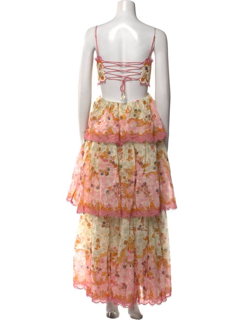 Zimmermann Floral Print Long Dress