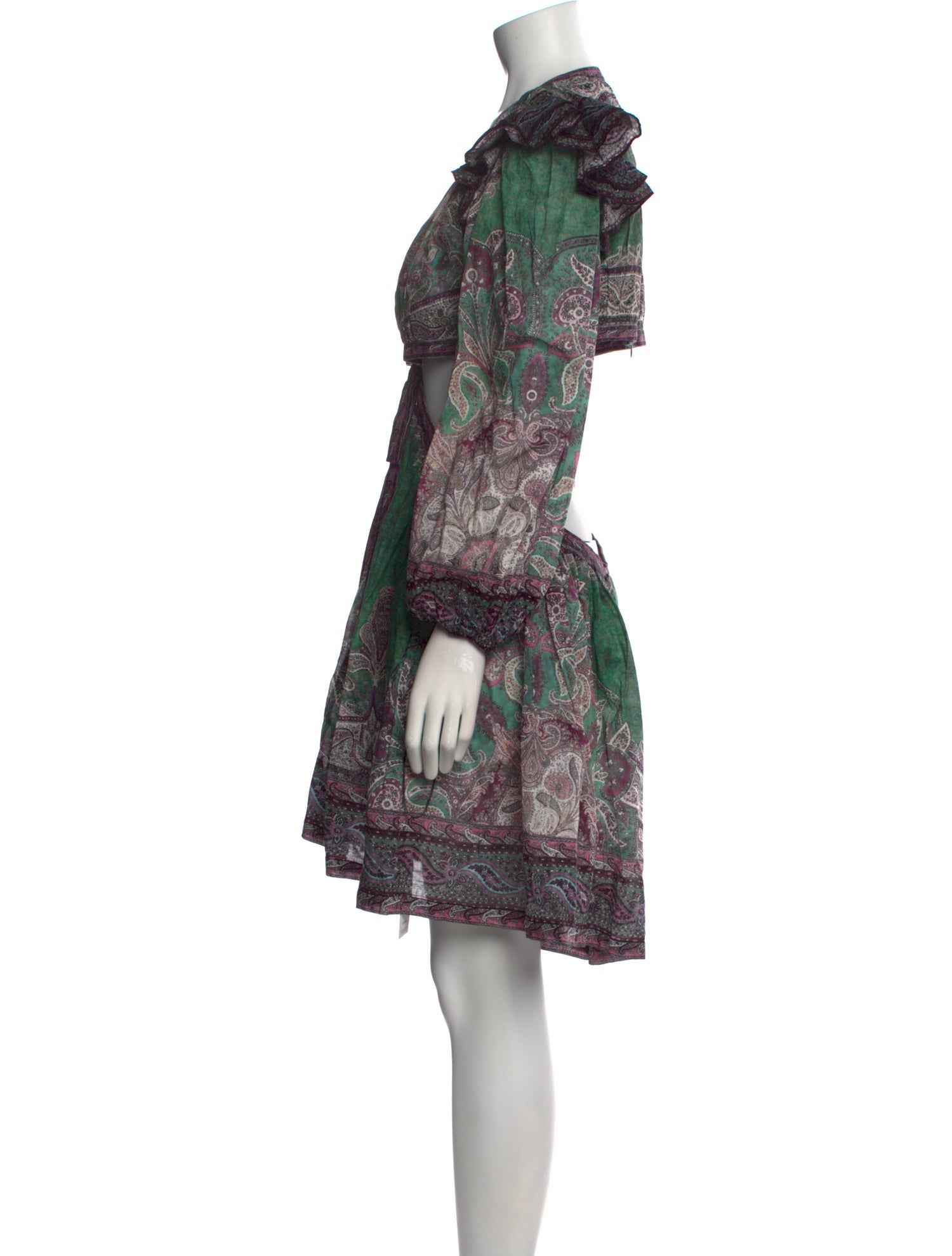 Zimmermann Paisley Print Knee-Length Dress w/ Tags